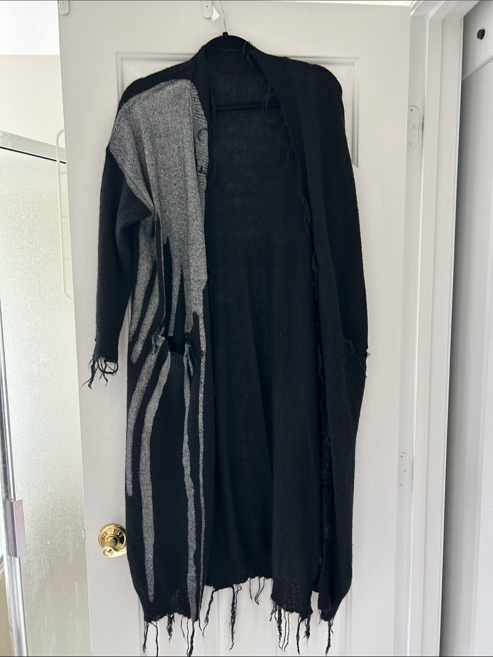 Gothic Halloween cardigan. XS